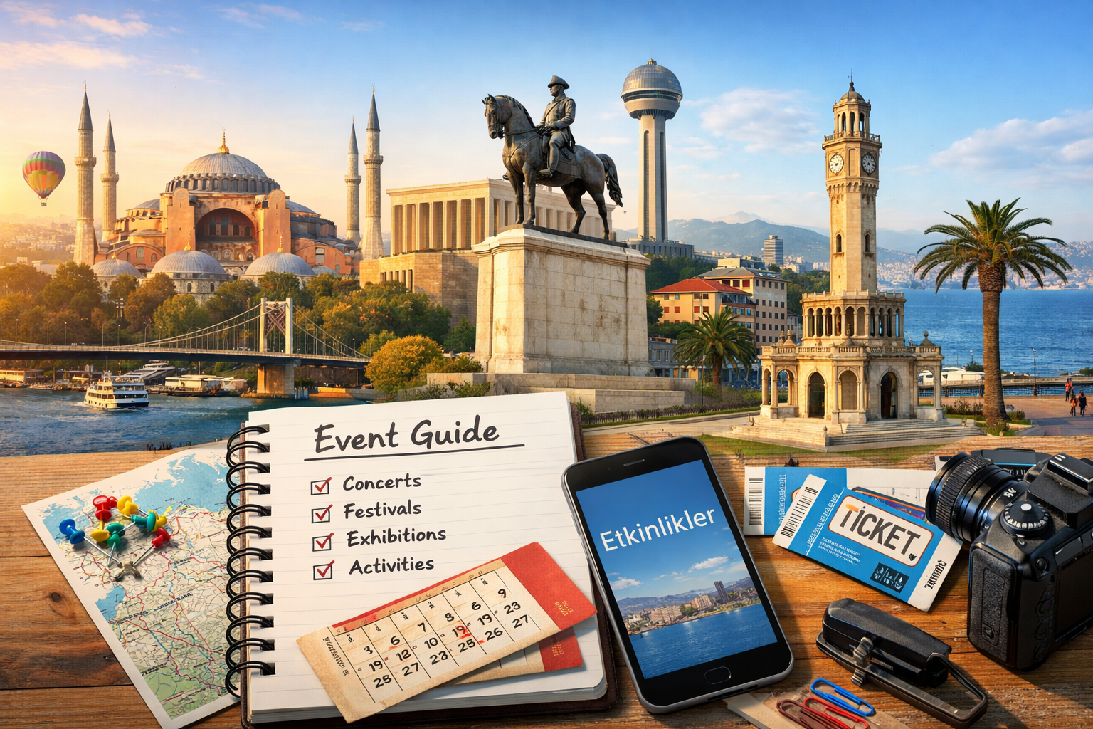 İstanbul, Ankara ve İzmir etkinlik rehberi